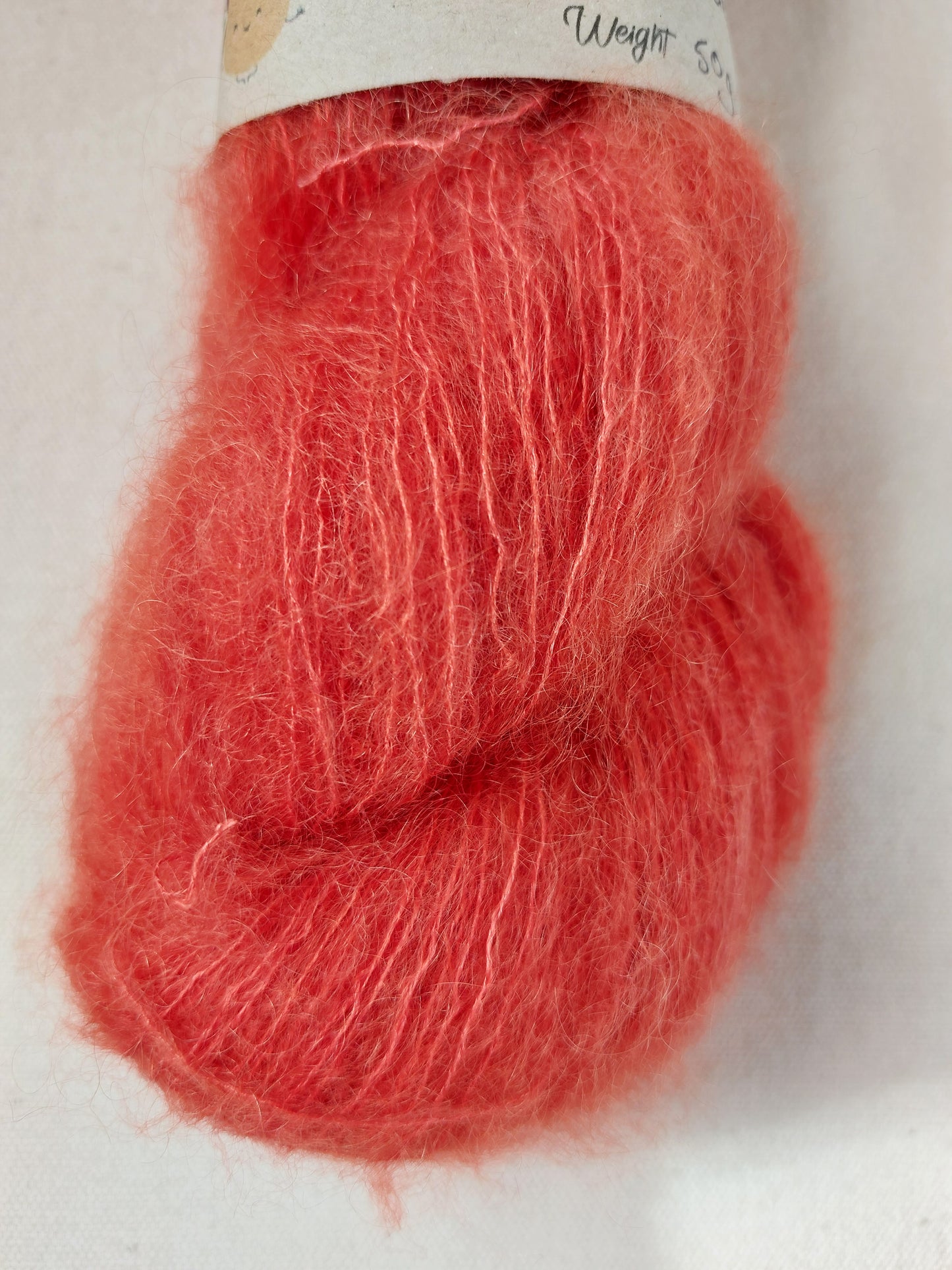 Madder Red Silk Mohair