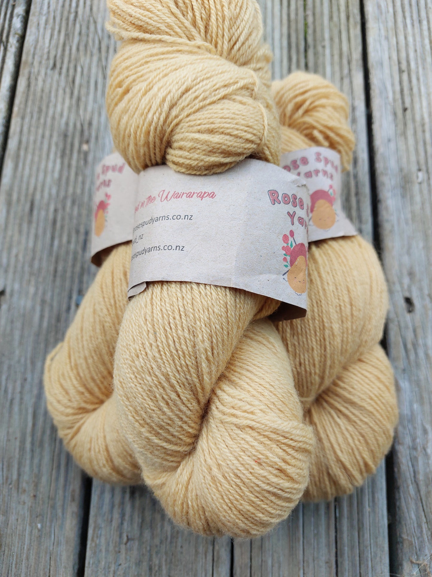 Mustard 4ply Luxury Corriedale