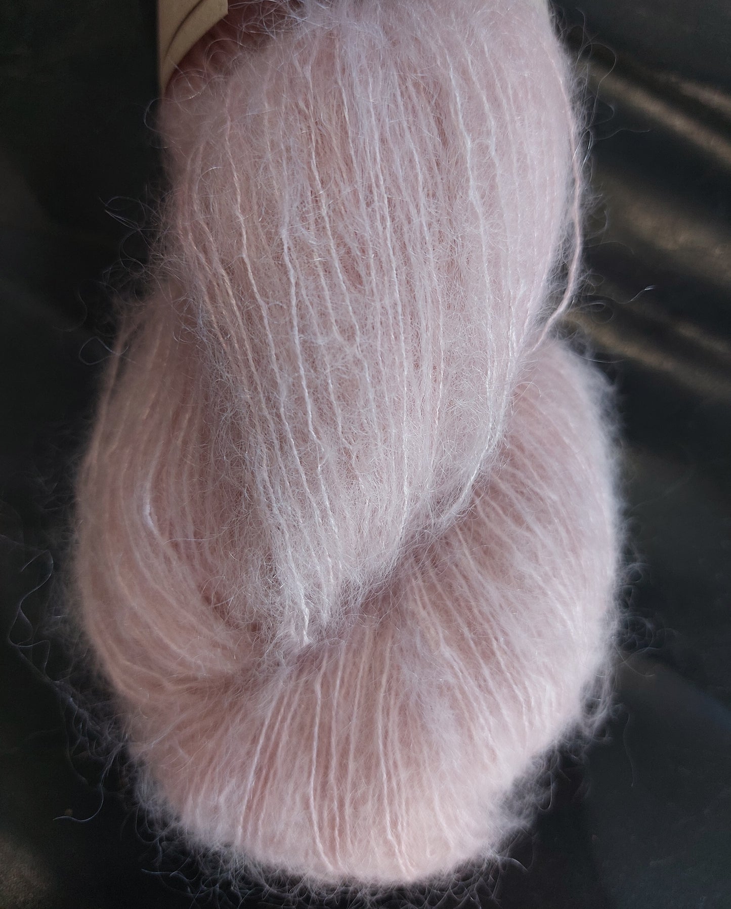 Pale Pink Silk Mohair
