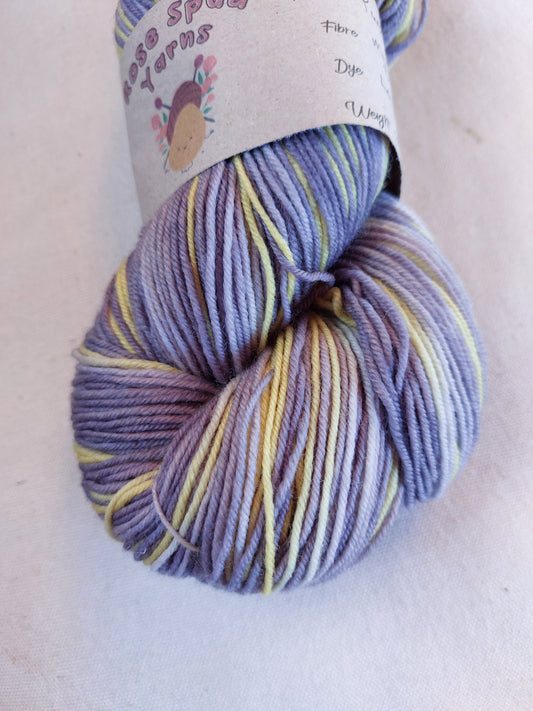 Purple Pansy Sock