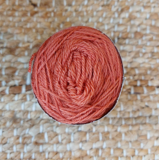 Brick Colour Work 4ply Corriedale