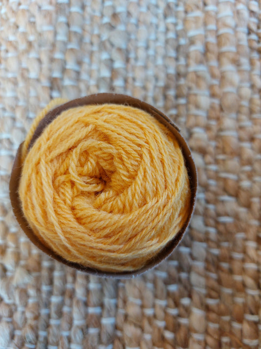 Egg Yolk Colour Work 4ply Corriedale