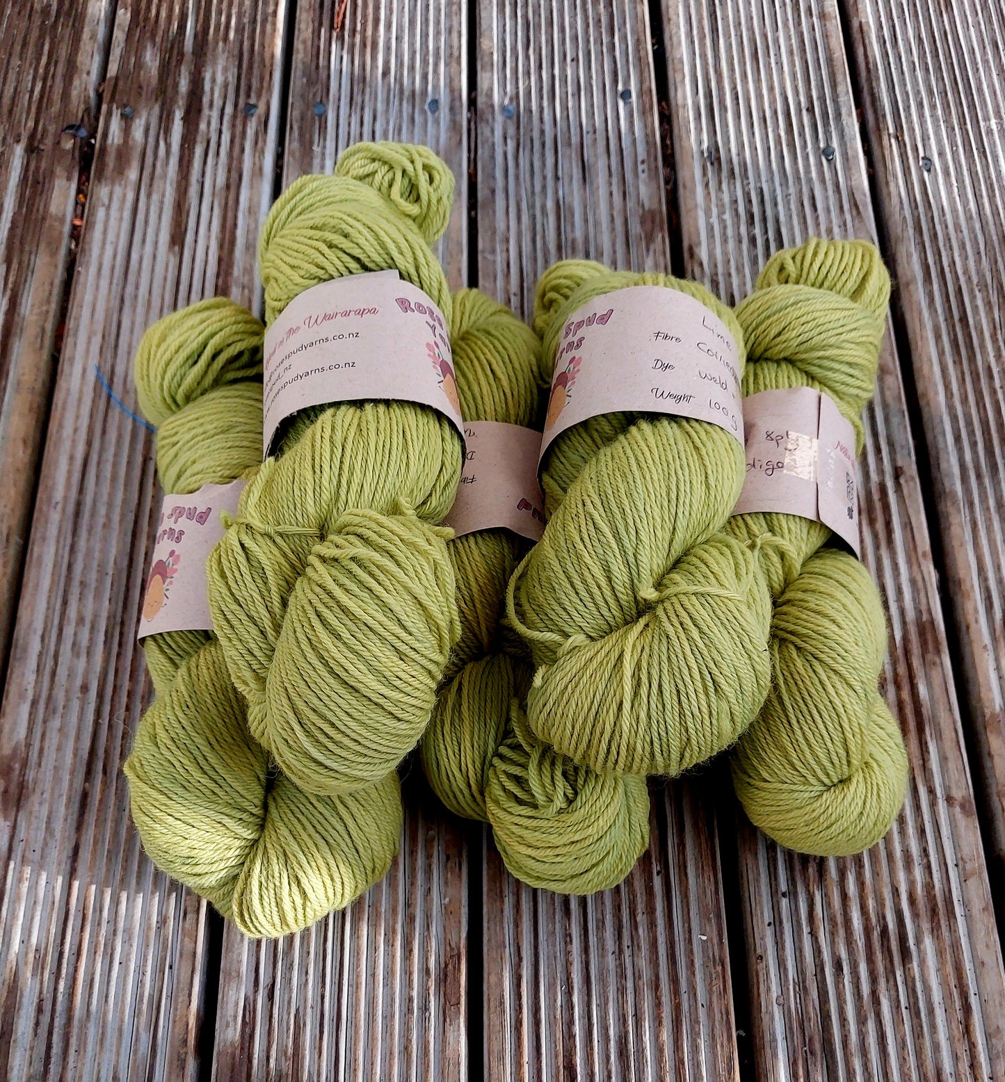Lime  Luxury Corriedale 8ply