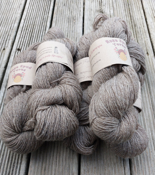 Silver (undyed) Luxury Corriedale 4ply