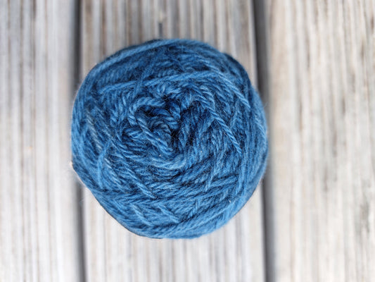 Dark Blue  4ply Corriedale mini