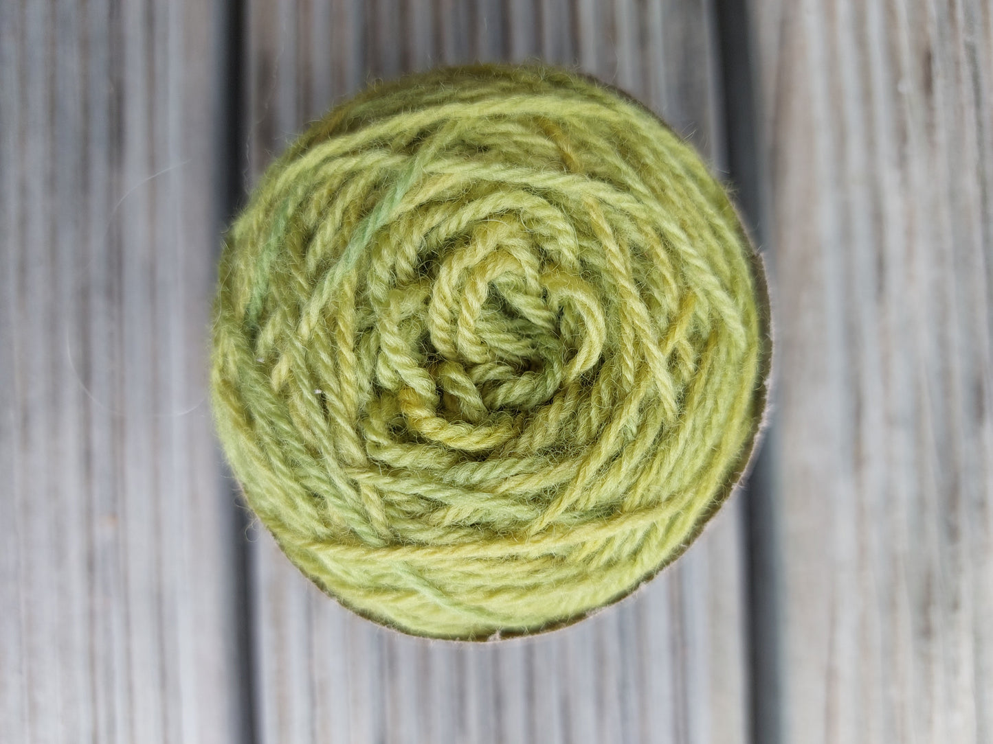 Lime Corriedale 4ply mini