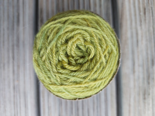 Lime Corriedale 4ply mini
