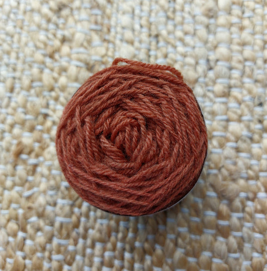 Rhubarb Corriedale 4ply mini 25g