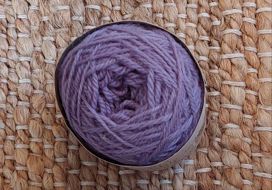 Purple Colour Work 4ply Corriedale