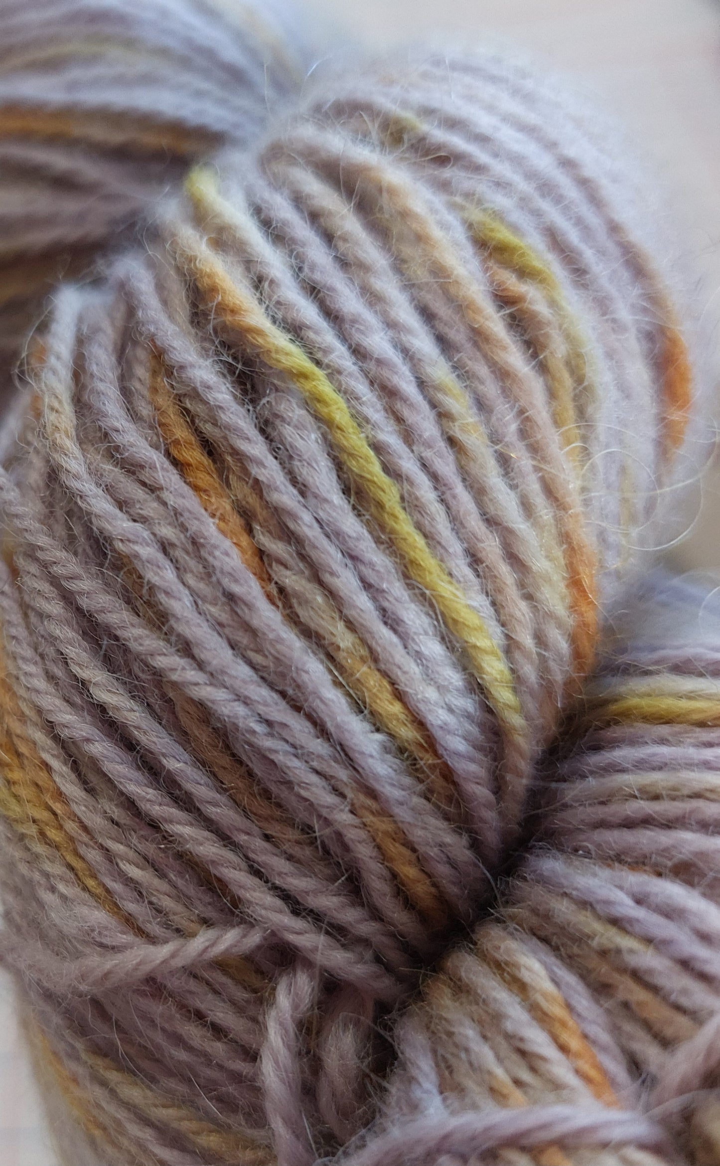 Autumn Thistle Natural Sock