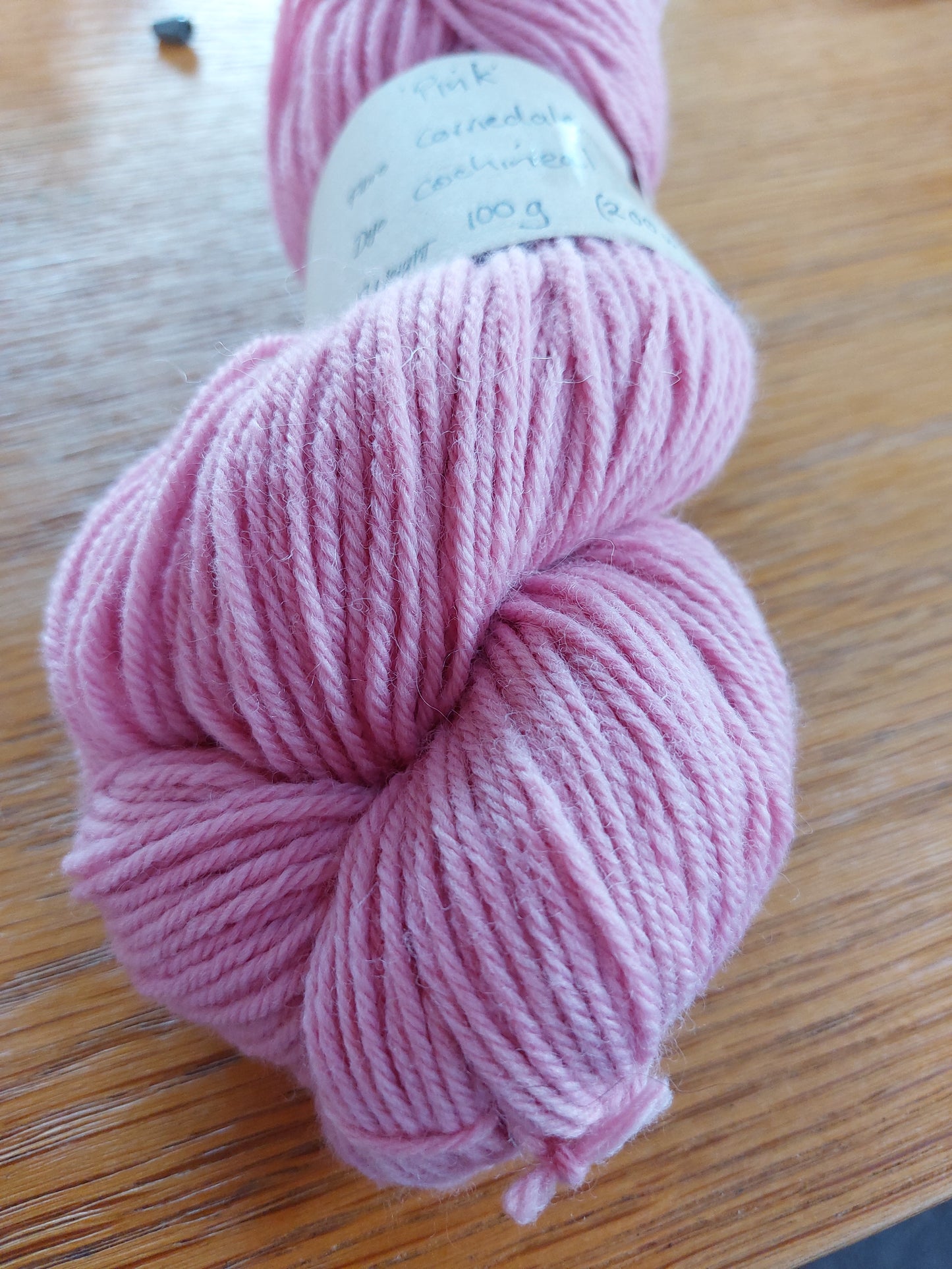 Pink   Luxury Corriedale 8ply