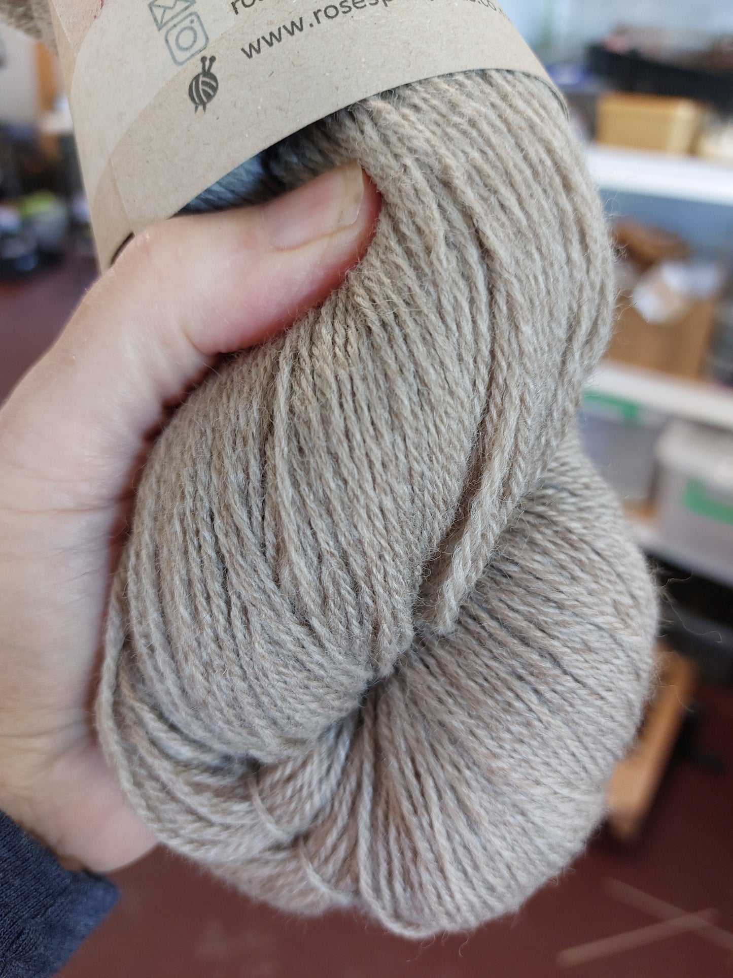 Oatmeal  Natural Luxury Corriedale 4ply
