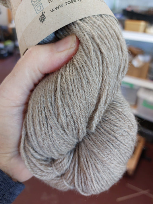 Oatmeal Natural Luxury Corriedale 4ply