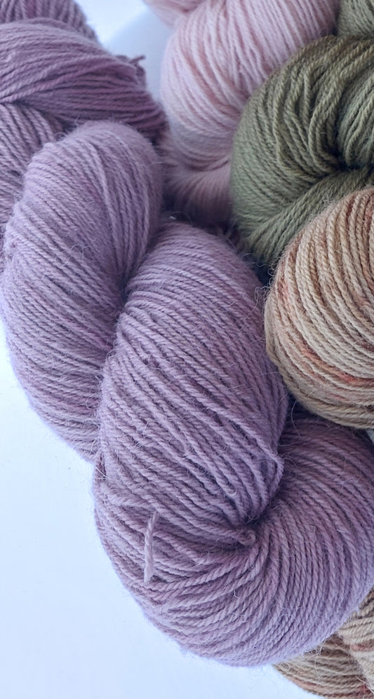 Heather Natural Sock